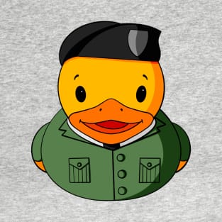 Military Beret Rubber Duck T-Shirt